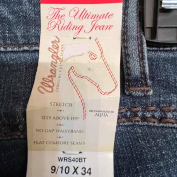 Ladies new wrangler jeans size 9/10 X 34 - Picture 5 of 8